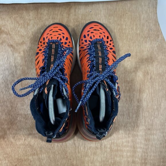 Nike Air Max 270 ISPA Men Size 7.5 Blue Void/Terra Orange BQ1918 400 - Picture 6 of 9